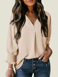 save50% 售价 21.99原价43.98Women's Casual 3/4 Sleeve V Neck Basic Tops
